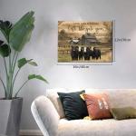 Farmhouse Wall Art Barn Cow Canvas Print Rustic Country Themed Painting Giclee M