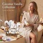 Coconut Vanilla Bath and Body Gift Basket