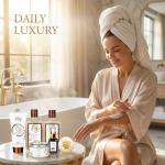 Coconut Vanilla Bath and Body Gift Basket