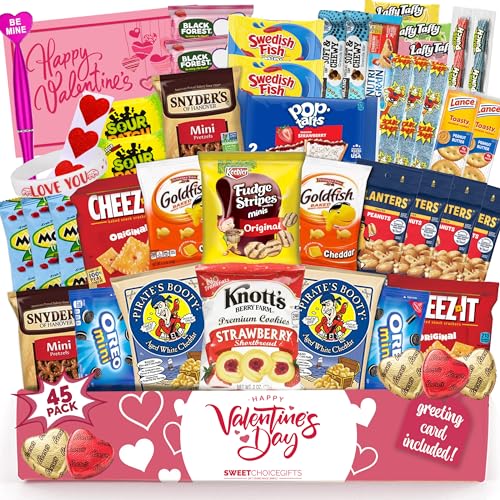 Valentine's Day Snack & Treat Gift Basket