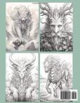Fierce Fantasy Creatures Coloring Book for Adventurers
