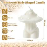 Mushroom Lady Body Candle - Pine Scented Artistry