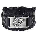Fenrir Wolf Viking Bracelet - Nordic Talisman