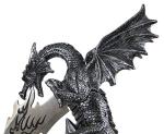 Guardian Dragon Knife Statue for Gothic Decor