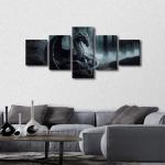 Magical Dragon Canvas Wall Art Multi-Panel Decor
