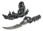 Guardian Dragon Knife Statue for Gothic Decor