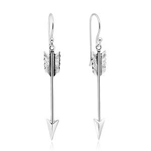 Mystical Hunter's Arrow .925 Sterling Silver Earrings