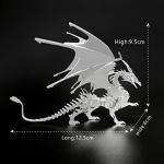 3D Metal Dragon Model Kit for Adult Puzzles