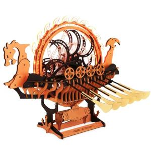 Viking Dragon Ship 3D Wooden Puzzle Kit