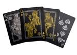 Fae Fantasy Playing Cards - Black, Gold & Silver
