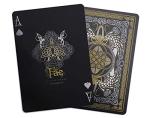 Fae Fantasy Playing Cards - Black, Gold & Silver