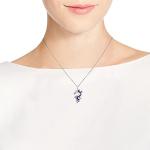 Majestic Dragon Lapis-Lazuli Sterling Silver Pendant Necklace