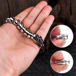 Viking Dragon Steel Bracelet - Ouroboros Design