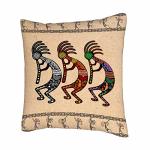 Kokopelli Mythical Throw Pillow Cover Set of 2