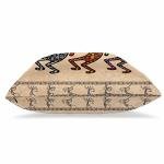 Kokopelli Mythical Throw Pillow Cover Set of 2