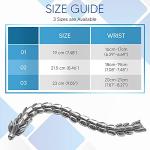 Viking Dragon Steel Bracelet - Ouroboros Design