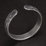 Dragon & Phoenix Sterling Silver Feng Shui Bracelet