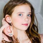 Sterling Silver Pterosaur Dragon Stud Earrings