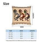 Kokopelli Mythical Throw Pillow Cover Set of 2
