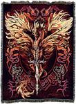 Ruth Thompson's Dragon Tapestry Throw Blanket
