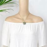 Mythical Heart Orgone Pendant Necklace with Healing Crystals