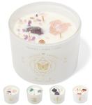 Zodiac Crystal Candle: Aquarius, Gemini, Libra 12oz