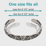Norse Mythology Adjustable Viking Bracelet with Beast Head