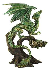 Gaia Tree Ent with Baby Wyrmling Statue