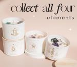 Zodiac Crystal Candle: Aquarius, Gemini, Libra 12oz