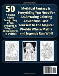 Mythical Fantasy Coloring Book for Teens and Adults