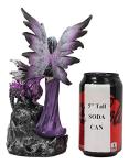 Purple Fairy & Dragon LED Geode Night Light