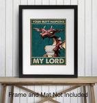 Your Butt Napkins, My Lord - Dragon Wall Art