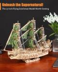 Flying Dutchman 3D Wooden Pirate Ship Puzzle Kit