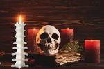 Kobi & Knight Sandalwood Vertebra Candle - Gothic Decor