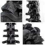 Kobi & Knight Black Skull Candle Set