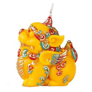 Cute Pixiu Fortune Candle for Wealth and Luck
