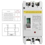 Heschen 2-Pole DC Molded Case Circuit Breaker