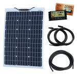 60W 12V Dual Battery Solar Charging Kit