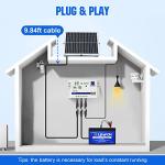 ECO-WORTHY 25W Solar Panel Kit for Off-Grid Use