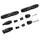 Waterproof Solar Panel Cable Connectors (5 Pairs)