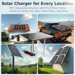 20W Monocrystalline Solar Panel Kit with MPPT Controller