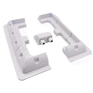 7 Drill-Free UV-Resistant Solar Panel Corner Brackets