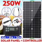 250W Portable Waterproof Solar Panel Kit
