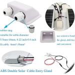 7 Drill-Free UV-Resistant Solar Panel Corner Brackets