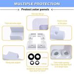TRAMILY UV-Resistant Solar Panel Mounting Brackets Set