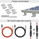 ECO-WORTHY 100W 12V Solar Panel Kit with Controller
