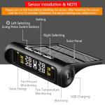 Solar-Powered TPMS with Real-Time Tire Alerts