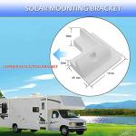TRAMILY UV-Resistant Solar Panel Mounting Brackets Set
