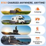 DOKIO 300W Portable Solar Panel Kit for RVs