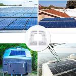 TRAMILY UV-Resistant Solar Panel Mounting Brackets Set